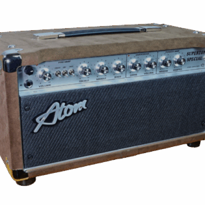 Testata Valvolare Supertone Special 100/50 Brown Suede Atom Amps 1