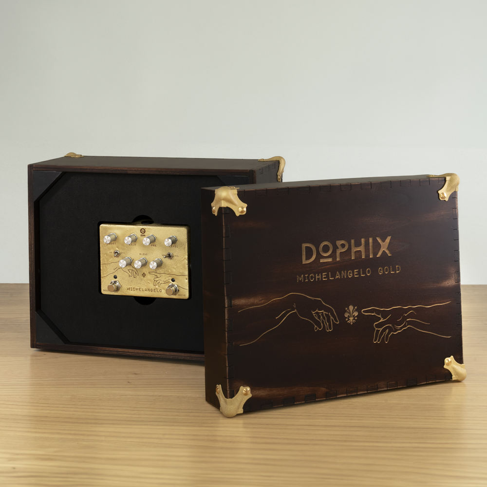 MIchelangelo overdrive gold pedale effetto Dophix 2