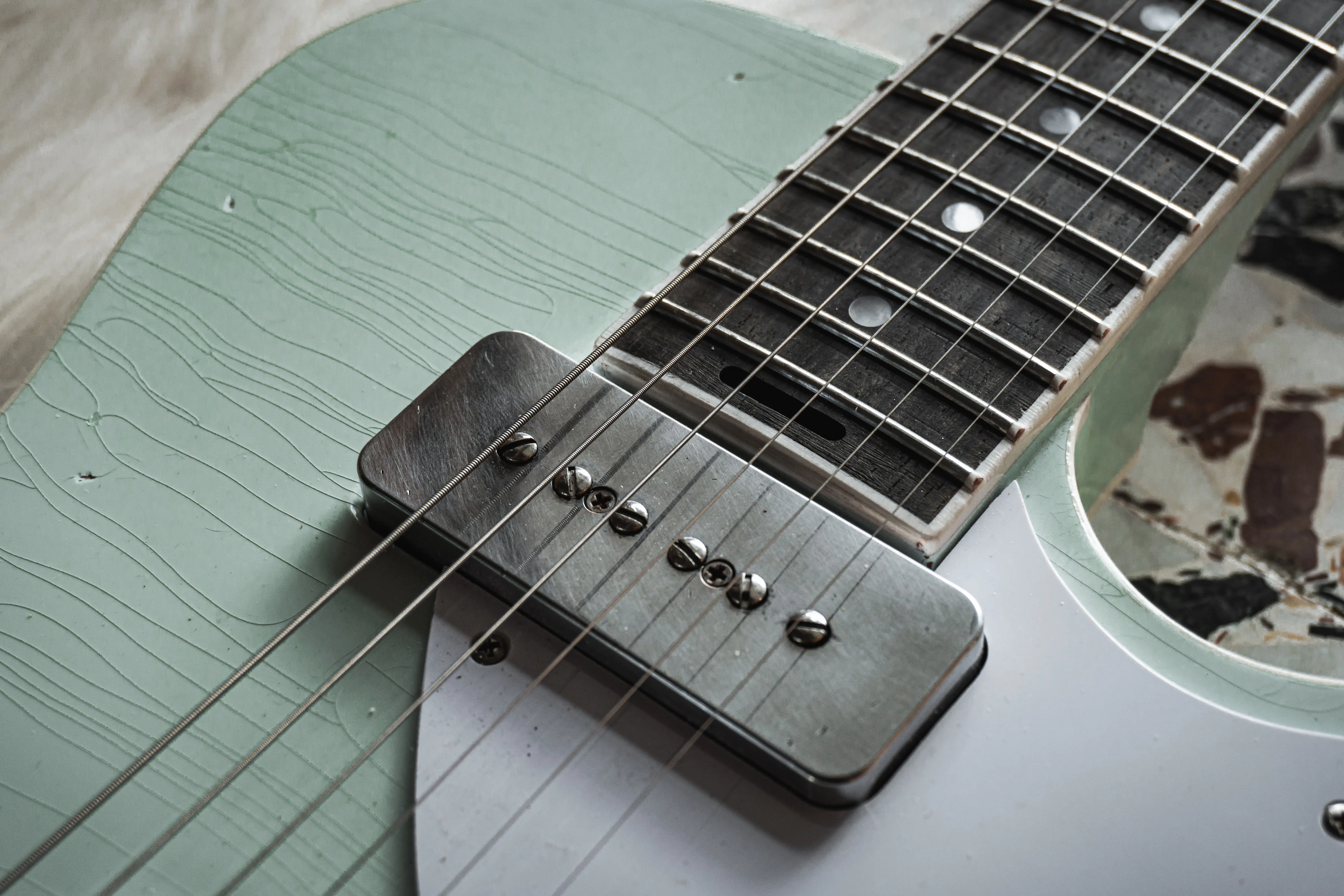 Chitarra Primo Hollow Body Nisio Sonic Blue 2
