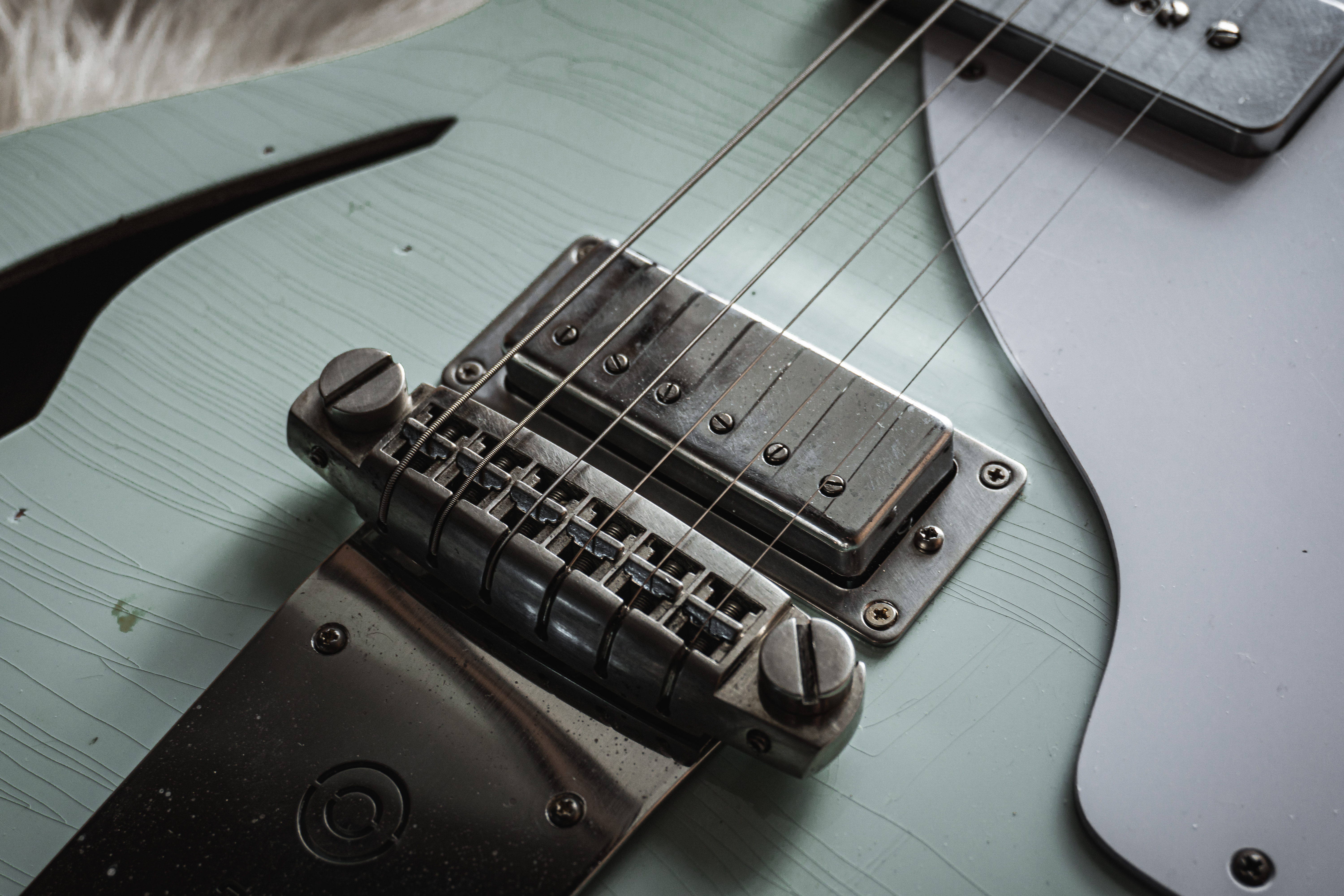 Chitarra Primo Hollow Body Nisio Sonic Blue 2