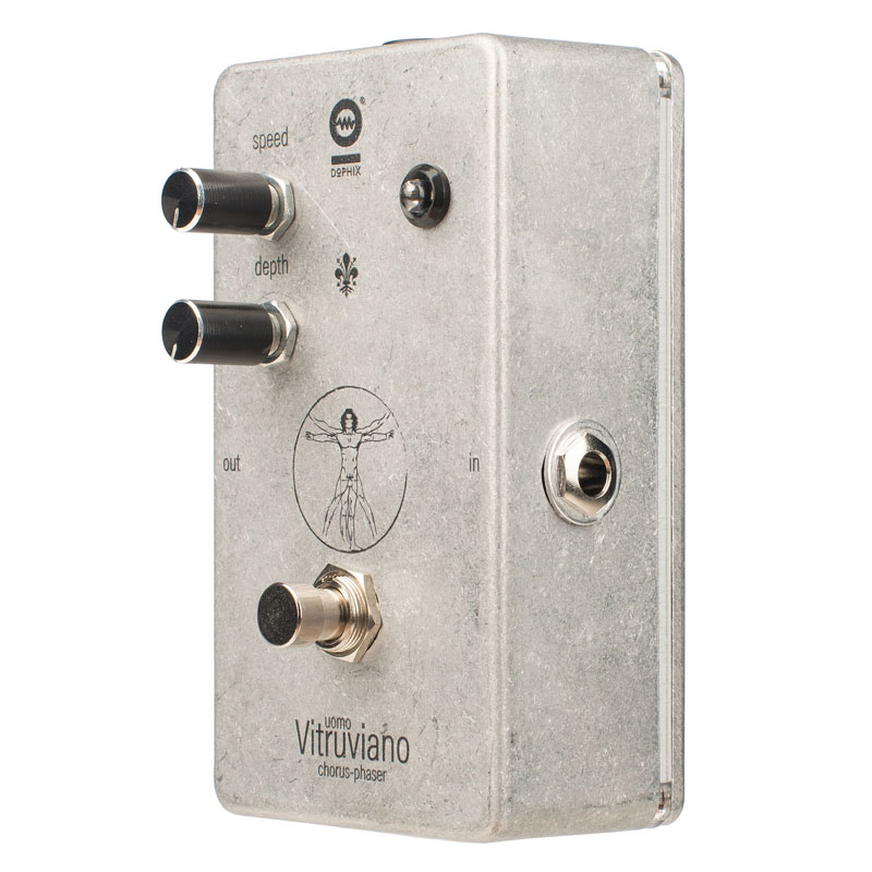 Uomo Vitruviano Chorus Phaser pedale effetto Dophix 4