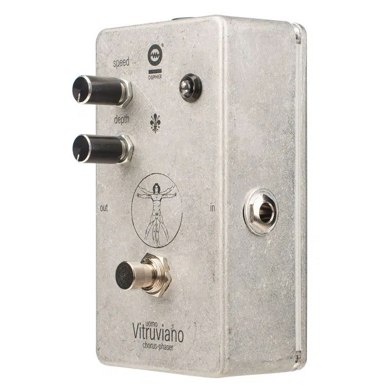 Uomo Vitruviano Chorus Phaser pedale effetto Dophix 4